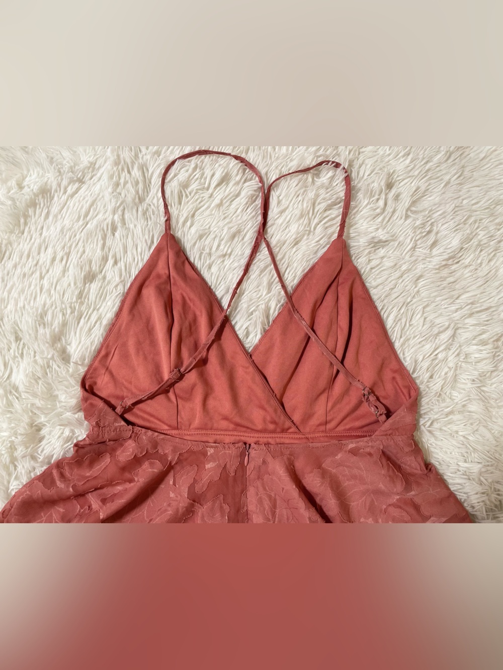 Lulus Feminine Romantic Coquette Vintage Rose Pink Burnout Floral Skater Dress M - Picture 12 of 14